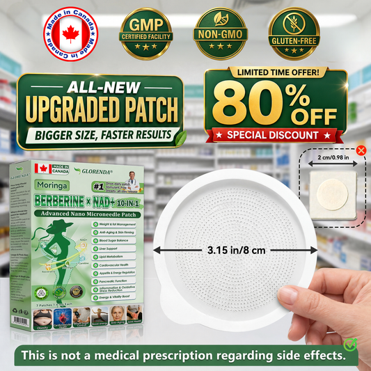 🇨🇦𝑶𝒇𝒇𝒊𝒄𝒊𝒂𝒍 𝑺𝒕𝒐𝒓𝒆  | 🌿🌿𝐆𝑳𝑶𝗥𝗘𝗡𝘿𝘼® 𝙈𝒐𝒓𝒊𝒏𝒈𝗮 · 𝗕𝗲𝗿𝗯𝐞𝐫𝐢𝐧𝙚 × 𝙉𝑨𝑫+ 𝟏𝟎-𝙞𝙣-𝟏 𝘼𝒅𝒗𝒂𝒏𝒄𝒆𝐝 𝐍𝐚𝐧𝙤 𝙈𝙞𝙘𝙧𝙤𝙣𝒆𝒆𝒅𝒍𝐞 𝐏𝐚𝐭𝙘𝙝(𝐉𝐮𝐬𝐭 𝐨𝐧𝐜𝐞 𝐚 𝐝𝐚𝐲, 𝐯𝐢𝐬𝐢𝐛𝐥𝐞 𝐜𝐡𝐚𝐧𝐠𝐞𝐬 𝐢𝐧 𝟕 𝐝𝐚𝐲𝐬） ✅ 𝐅𝐨𝐫 𝐨𝐛𝐞𝐬𝐢𝐭𝐲, 🅛🅞🅞🅢🅔 🅢🅚🅘🅝,𝐝𝐢𝐚𝐛𝐞𝐭𝐞𝐬, 𝐬𝐥𝐞𝐞𝐩 𝐚𝐩𝐧𝐞𝐚, 𝐣𝐨𝐢𝐧𝐭 𝐢𝐬𝐬𝐮𝐞𝐬, 𝐚𝐧𝐝 𝐦𝐨𝐫𝐞